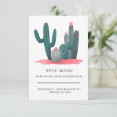 Carte mignon Cactus déménagement à domicile (Debout devant)