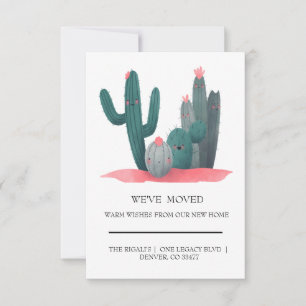 Carte mignon Cactus déménagement à domicile