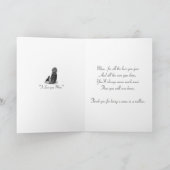 Carte mignon chiot chien beagle avec maman chien avec ve (Intérieur)