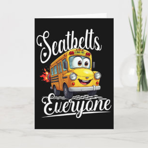 Carte Mignon Ck à l'école Ceintures de sécurité Tout le