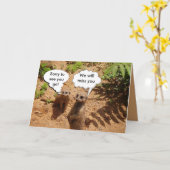 Carte Mignon et personnalisable (Fleur jaune)