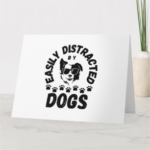 Carte Mignon facilement distrait par les chiens amateurs