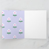 Carte Mignon Fête de l'Amour de Teckel Saucisson Rose (Intérieur)