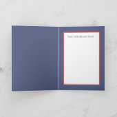 Carte mignon gnome patriotique ajouter du texte (Intérieur)