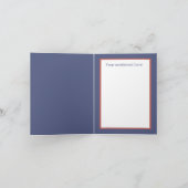 Carte mignon gnome patriotique ajouter du texte (Intérieur)