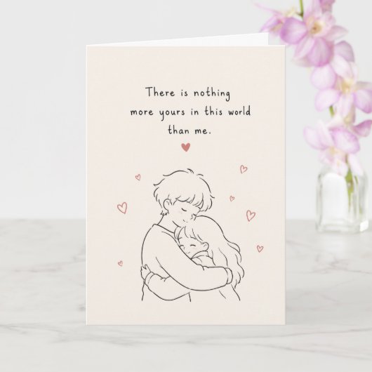 Carte Mignon Il n'y a rien de plus à toi (Orchidée)