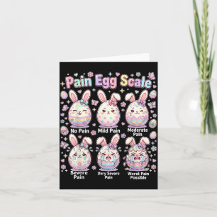 Carte Mignon Lapin Médical Œuf Pâques Infirmière Douleur