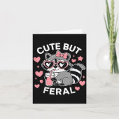 Carte Mignon Mais Raton Laveur Sauvage Nk Gles Filles En (Devant)