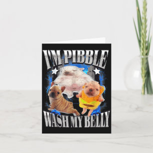 Carte Mignon Memes de Bouledogue Drôle Je Suis Bble Lave