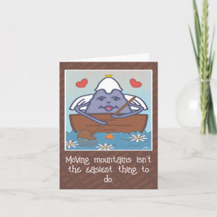 Carte Mignon Moving Mountain Angel Encouragement