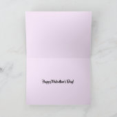 Carte Mignon Ours de la Saint-Valentin Petite-fille Insp (Intérieur)