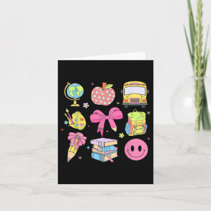 Carte Mignon Préparatoire Retour à l'école Coquette Cray