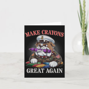 Carte Mignon Rend Les Crayons Géniaux Soldat Frère Milit