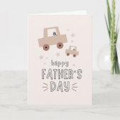 Carte Mignon Voiture Fête des Pères (Devant)