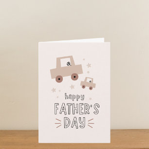 Carte Mignon Voiture Fête des Pères