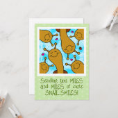 Carte Mignonette Aiguille Miles De Sourires Amitié (Devant/Arrière en situation)