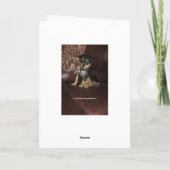 Carte Mignonne, adorable Fête des mères de chien (Dos)