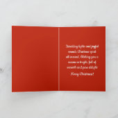 Carte Mignonne berger allemand Chien chiot Joyeux Noël (Intérieur)