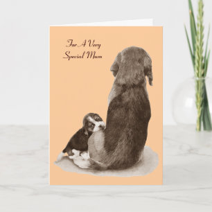 Carte mignonne chiot beagle chiot mignonne