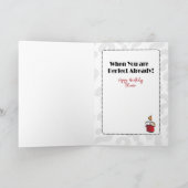 Carte Mignonne Classy Funny Femme Cartoon Ethnique Anniv (Intérieur)