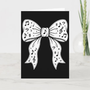 Carte Mignonne coquette notes de musique professeur de m