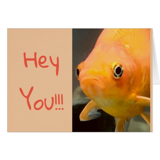 Carte mignonne d'aquarium (Devant horizontal)