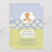 Carte mignonne de douche de jouet de chiot (Devant / Derrière)