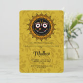 Carte mignonne de Krishna pour anniversaire - Art (Debout devant)
