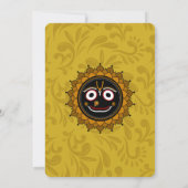 Carte mignonne de Krishna pour anniversaire - Art (Dos)