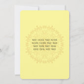 Carte mignonne de Krishna pour l'anniversaire - Ar (Dos)