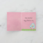 Carte mignonne de Saint-Valentin pour des enfants (Intérieur)