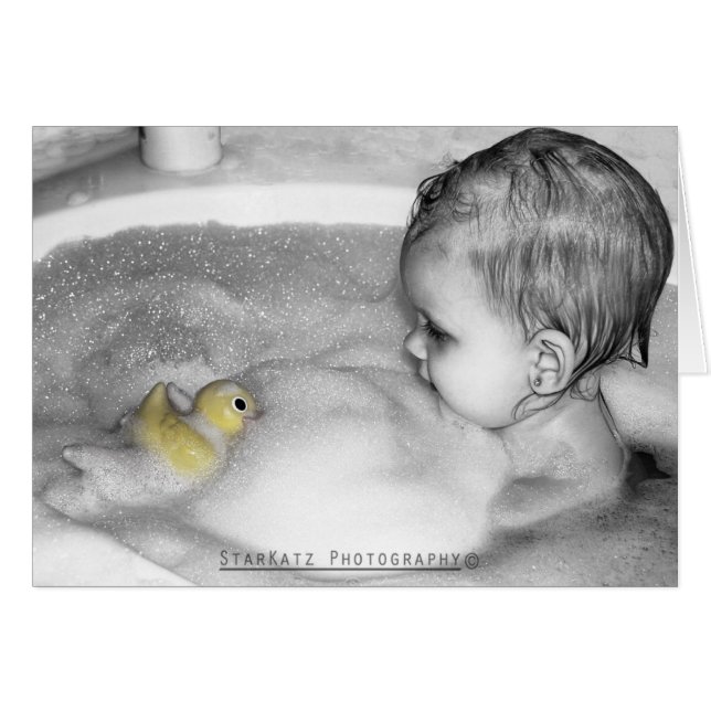 Carte mignonne en caoutchouc (Devant horizontal)