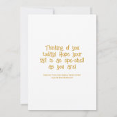 Carte Mignonne escargot pomme-y doux sourires automne (Dos)