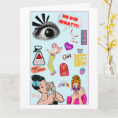 Carte Mignonne et originale, drôle Galentine’s Day Meill (Fleur jaune)