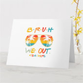 Carte Mignonne fin de l'année scolaire Professeur été Br (Fleur jaune)