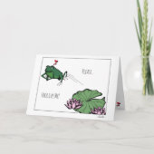 Carte Mignonne Froggy Prière S'Il Vous Plaît Me Pardonne (Devant)
