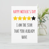Carte Mignonne & Funny Happy Mother's day card (Debout devant)