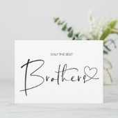 Carte Mignonne Grossesse Révéler Frère Nous attendons bé (Debout devant)