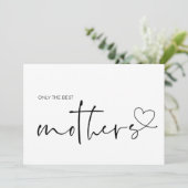 Carte Mignonne Grossesse Révéler Mère Nous attendons béb (Debout devant)