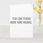 Carte Mignonne, "Histoires d'amour vraies" (Fleur jaune)