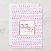 Carte Mignonne Je T'Aime Aux Pièces Valentines Jour (Dos)