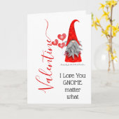 Carte Mignonne Je T'Aime Gnome Importance Quelle Journée (Fleur jaune)