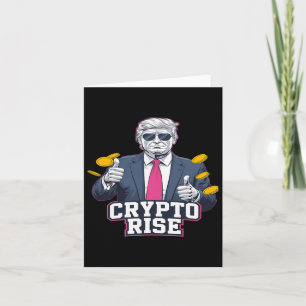 Carte Mignonne Le. Montée Du Bitcoin Trump À La Lune Bul