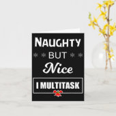 Carte Mignonne Mais Nice Je Multitâche T (Fleur jaune)