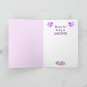 Carte Mignonne Maman Anniversaire (Intérieur)