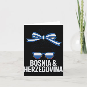 Carte Mignonne maman née en Bosnie-Herzégovine Hajmo Bos