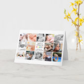 Carte Mignonne papa de première Fête des pères | Collage (Fleur jaune)