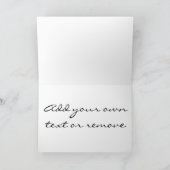 Carte Mignonne Simple Jaune Gris Chien Carlin Pop Fête d (Intérieur)