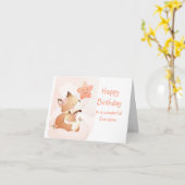 Carte Mignonne Tu es un Star Fox amusant Anniversaire Gr (Fleur jaune)