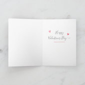 Carte Mignonne Valentine Je T'Aime Gnome Ce Qui Compte (Intérieur)
